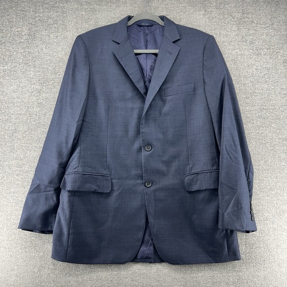 Brooks Brother 1818 Blazer Men Size 42L Blue 100% Wool Made In Italy